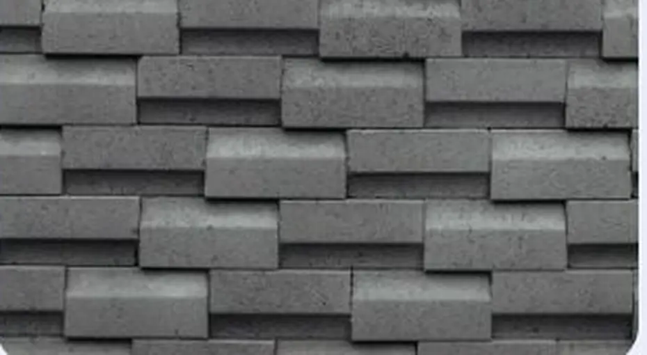 Close-up of architectural asphalt shingles