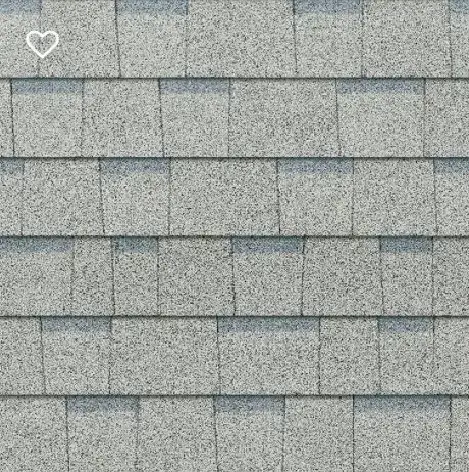 Silver pewter architectural shingle color sample