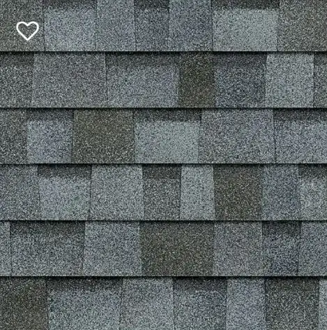 Slate gray architectural shingle color sample