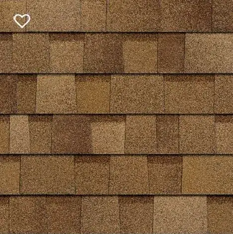 Barkwood brown architectural shingle color sample